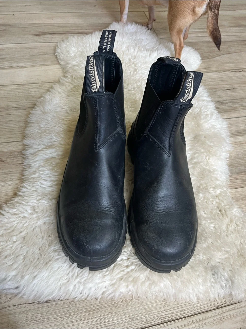 Blundsone 2239 Lug Black Chelsea Boots- Women's Slip-On Ankle Boots